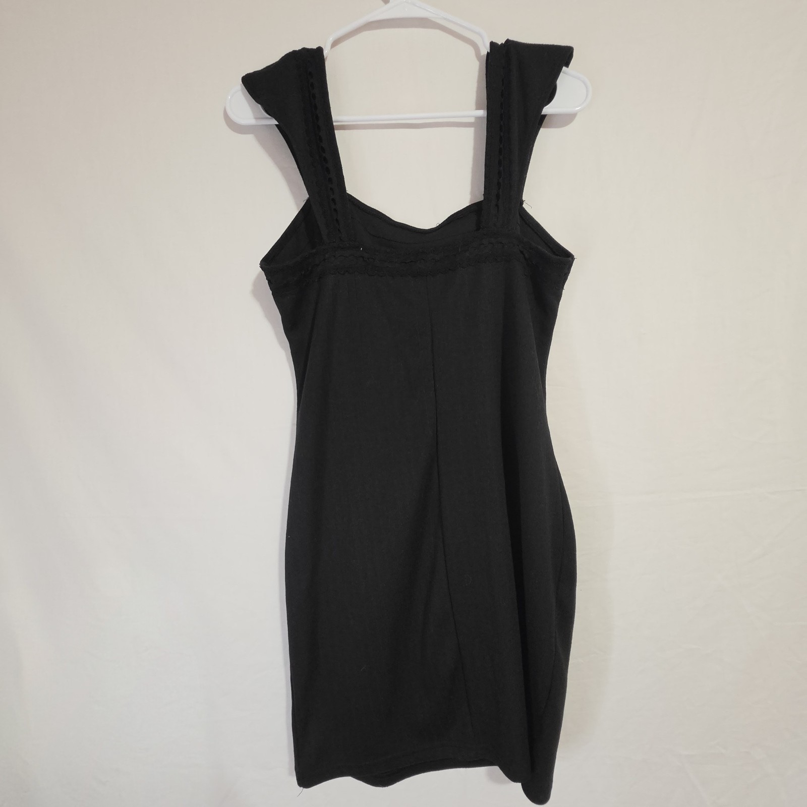 Forever 21+ Women’s Black Solid Sleeveless Square Neck Mini Dress Plus 0X