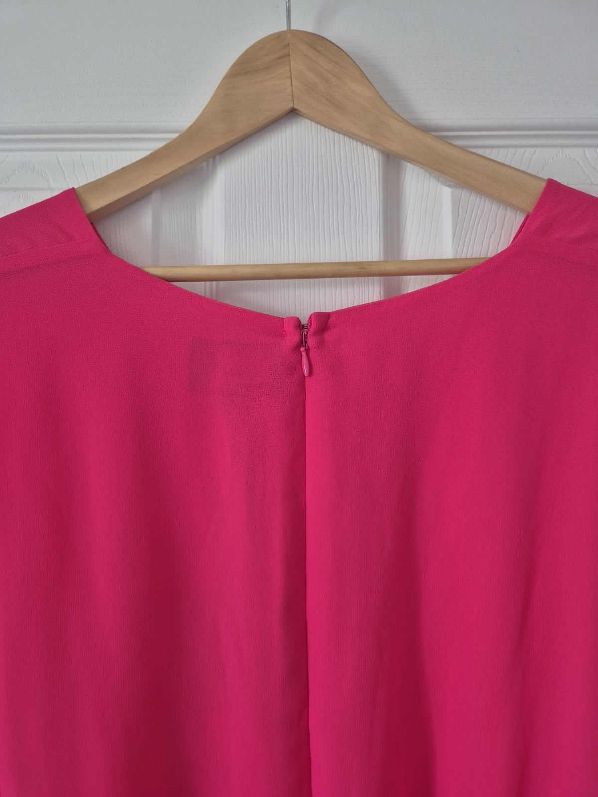 Phase Eight Pink/Red Ombre Piper Dress, Occasion Pleated Maxi, Size 2XL NWTS
