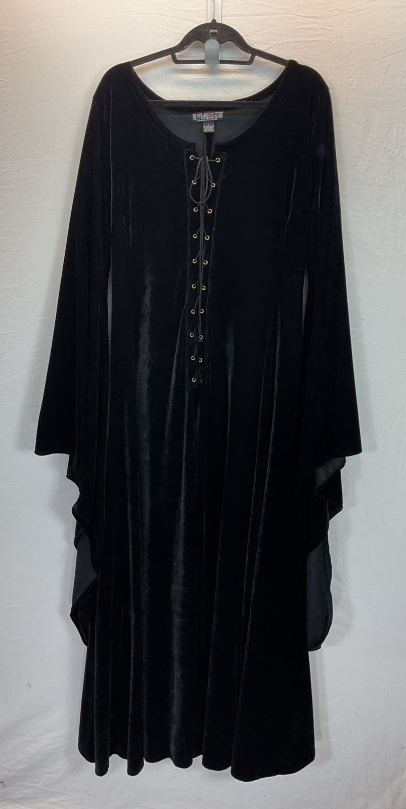 The Pyramid Collection Witching Hour Velvet Corset Dress Gothic Ren Fair Sz XL