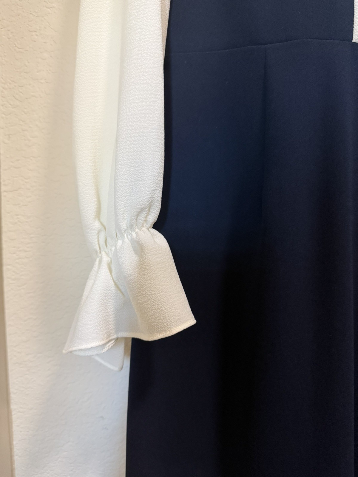 Ladies CeCe Navy & Cream Dress NWT