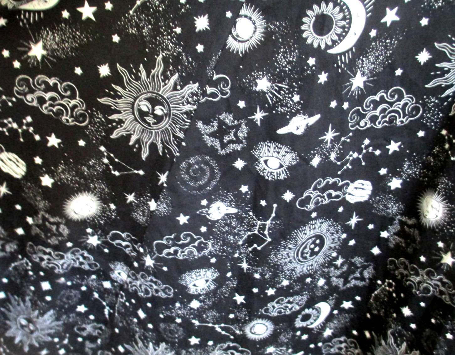 NWOT Eva Rose Celestial Astrology print Dress Plus Size 2X Sun Moon Stars