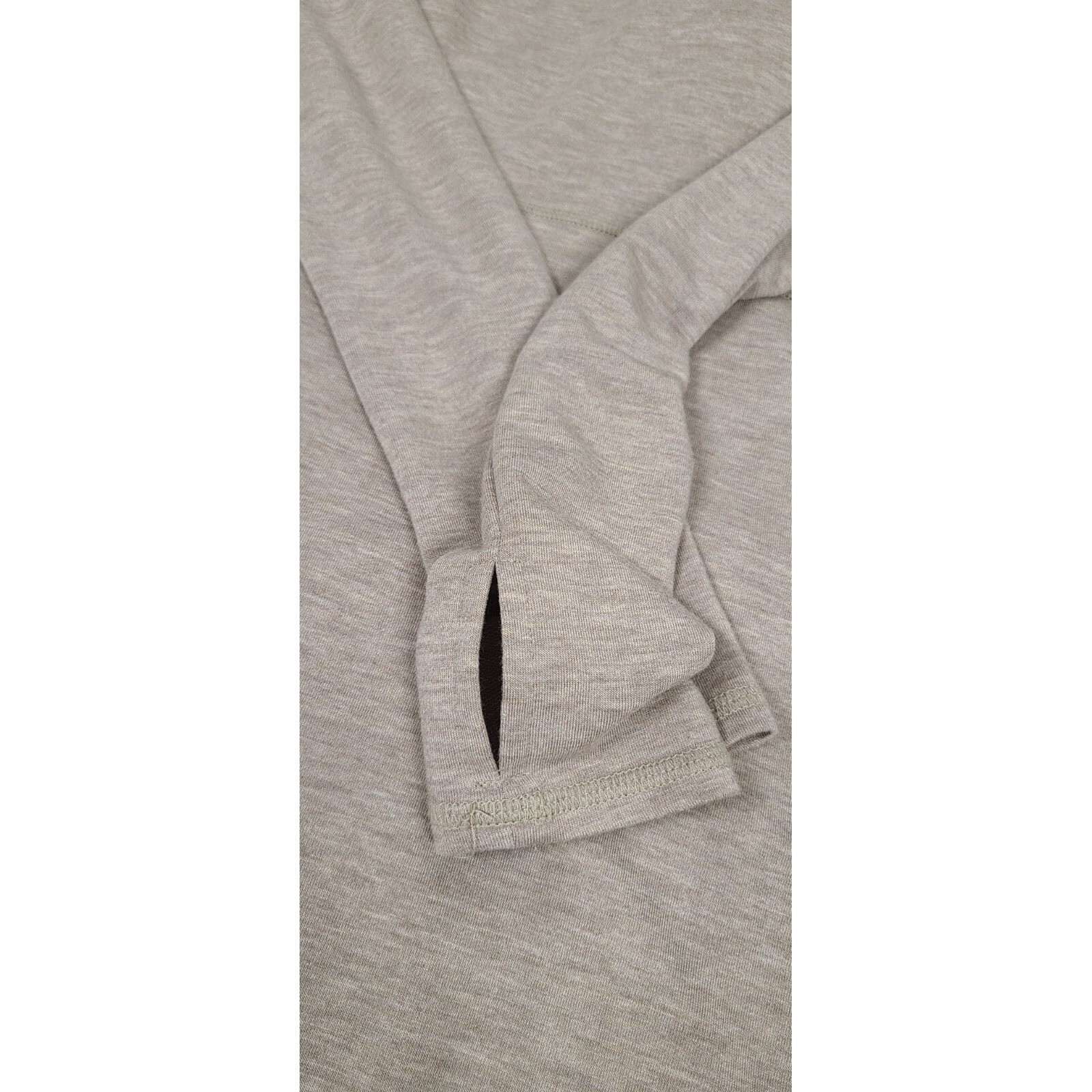 DAKINI Pullover Hooded Dress Sweatshirt Women’s Size S/P Oatmeal Beige EUC