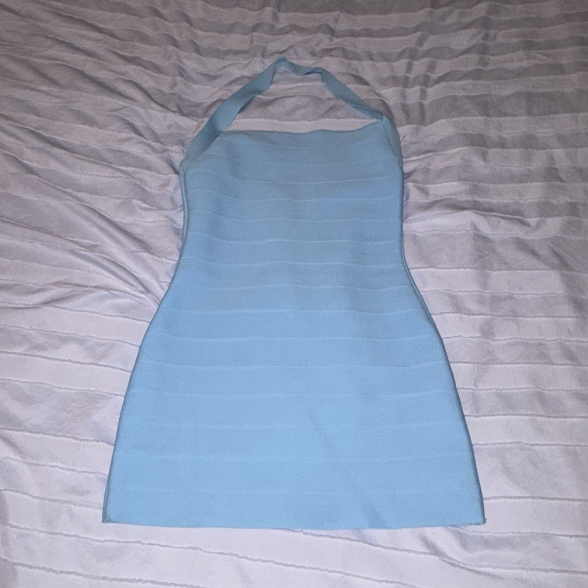 I.AM.GIA AIDEN BANDAGE MINI DRESS Stretch Body Con Back Zip XS