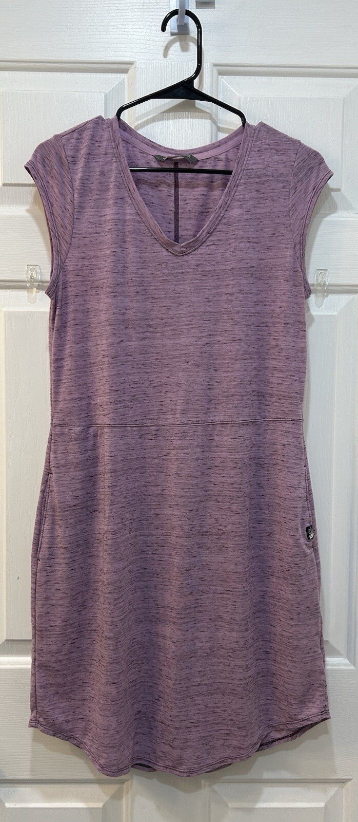 The North Face T-Shirt Dress Size M Heathered Pink Athletic Casual Athleisure