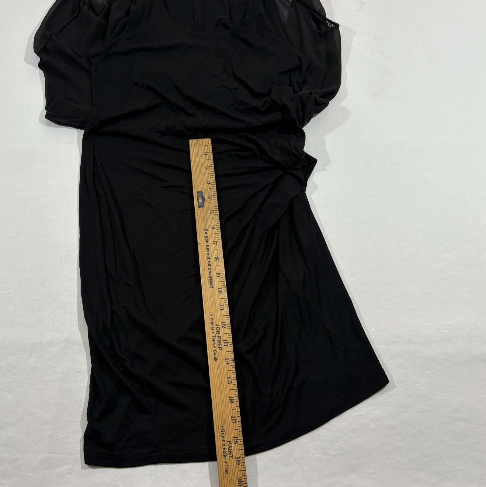 All Saints Black Siri Sleeveless Mini Dress Sheath Blouson Cocktail Grunge Sz 4