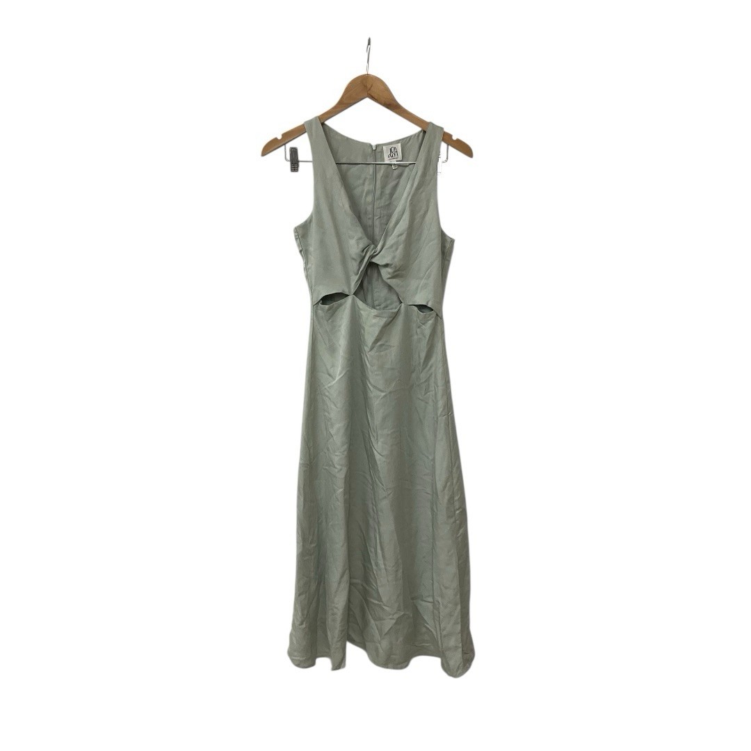 Anthropologie Dra Green Cutout Dress S