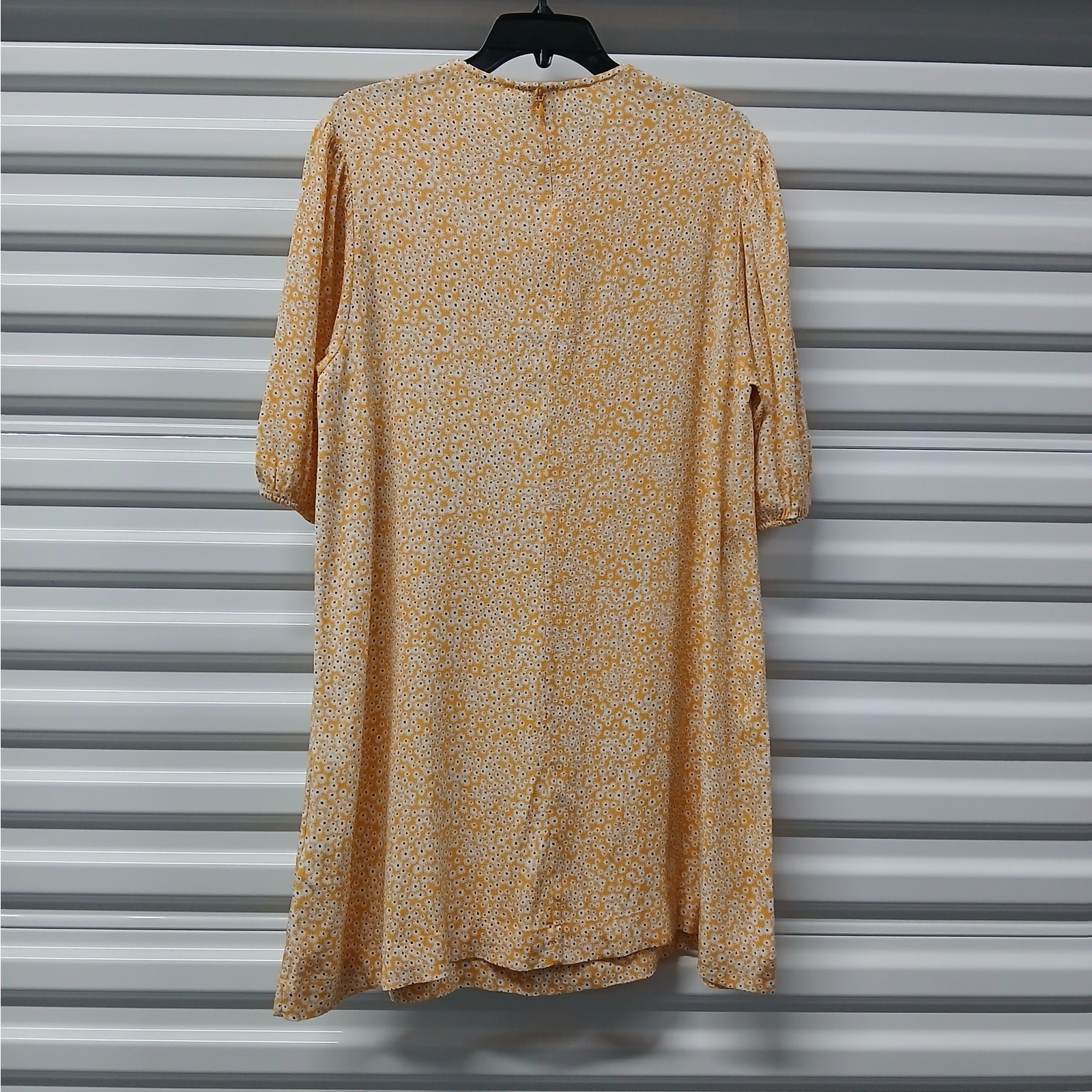 Samsoe Samsoe Women’s Dress Size Large Yellow Floral Cottagecore Boho Casual
