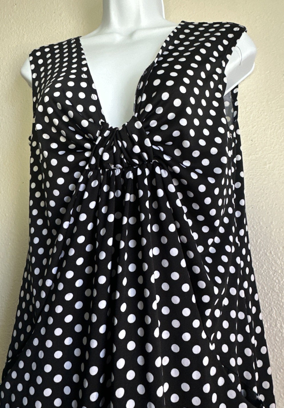 Catch My I – Polkadot Summer Dress LG stretch – Rockabilly pinup!