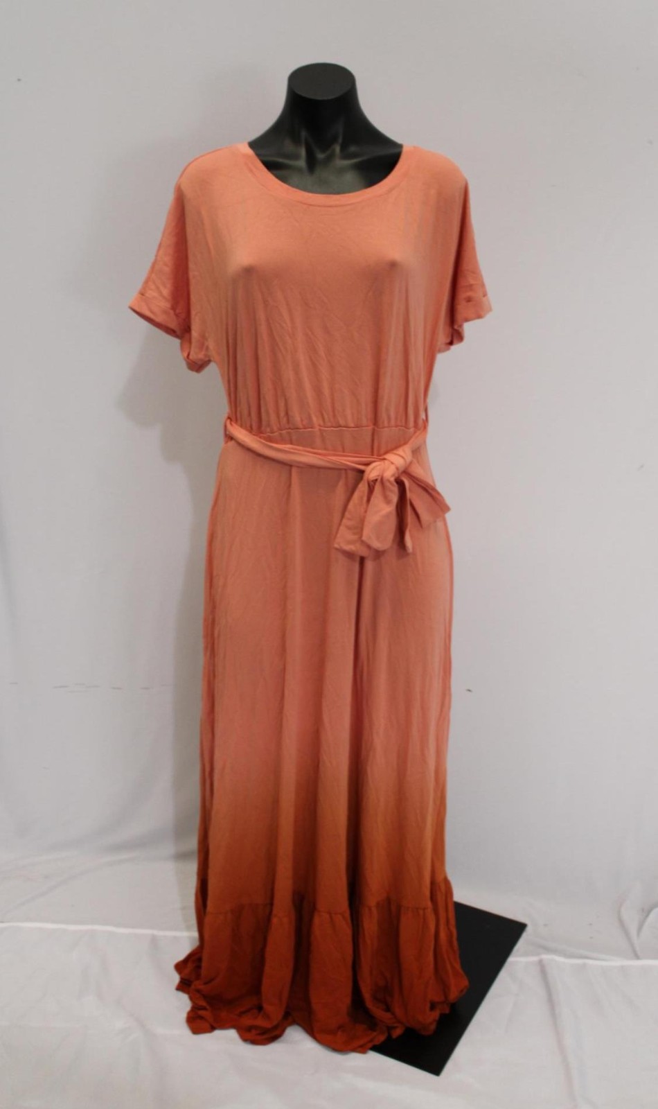 New Directions Womens Dolman Sleeve Tie-Waist Maxi Dress AC2 Desert Oasis Medium