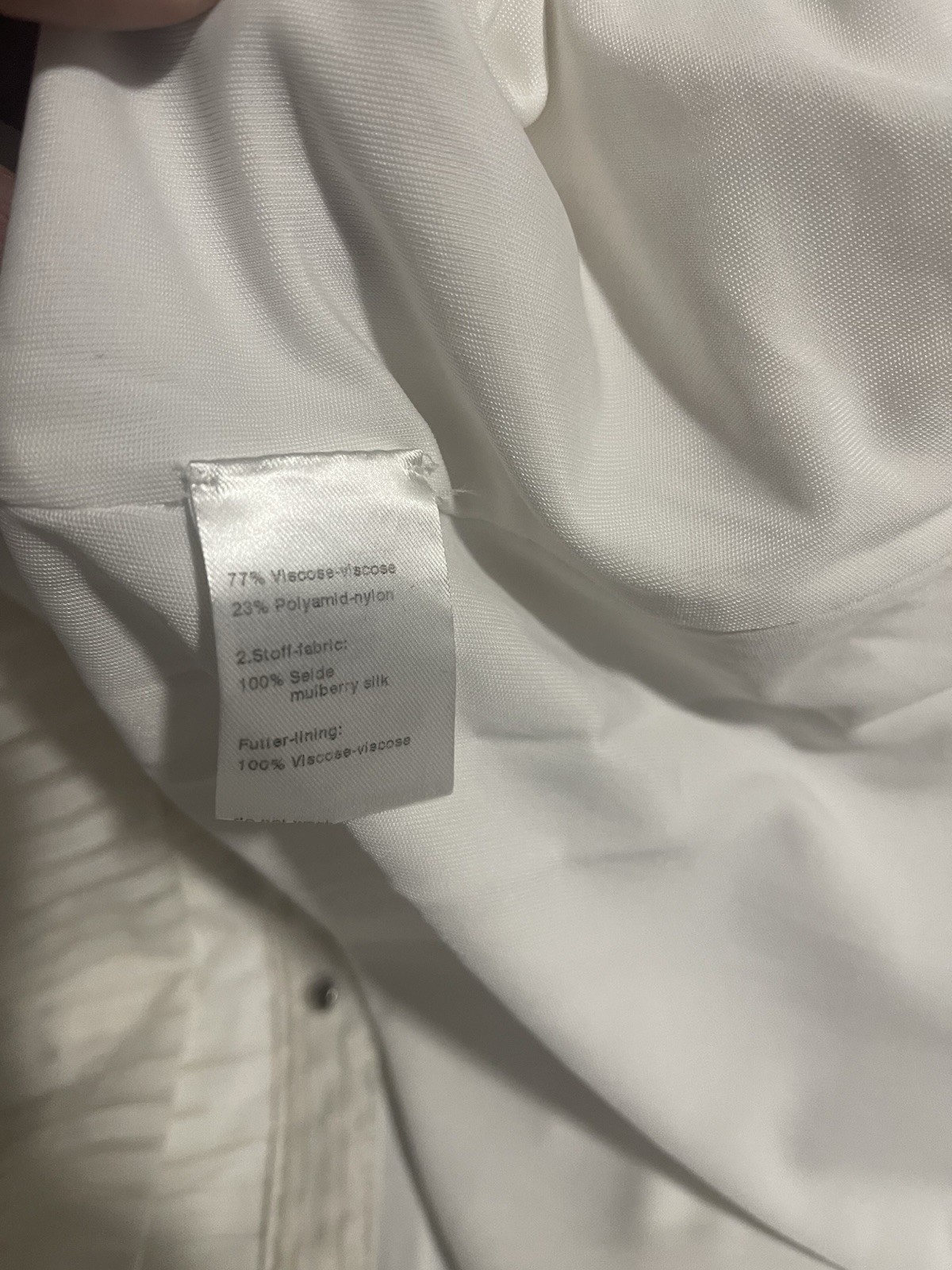 Akris Punto White Sheer Stripe Snap Front Pleated A-Line Midi Dress US L