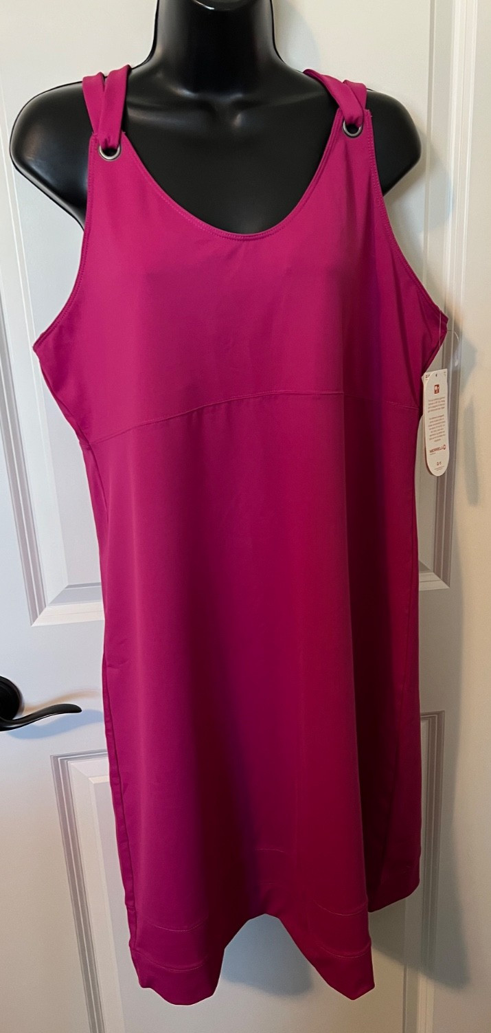 NWT MERRELL TANK TOP UPF 50+ Dress XL TRAVEL SPORT LILY MULBERRY STRETCH SPORTY