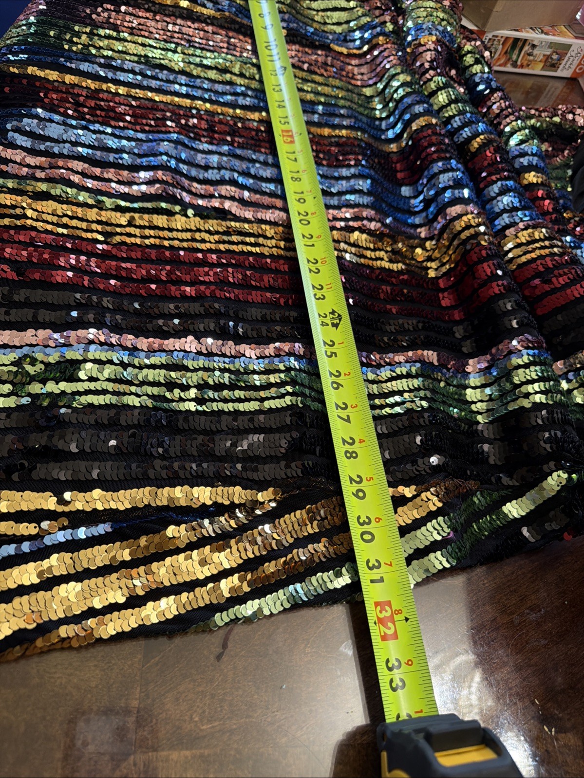 Torrid 3 3x xxxl PRIDE Multicolor Sequin mini Dress Beautiful black red gold
