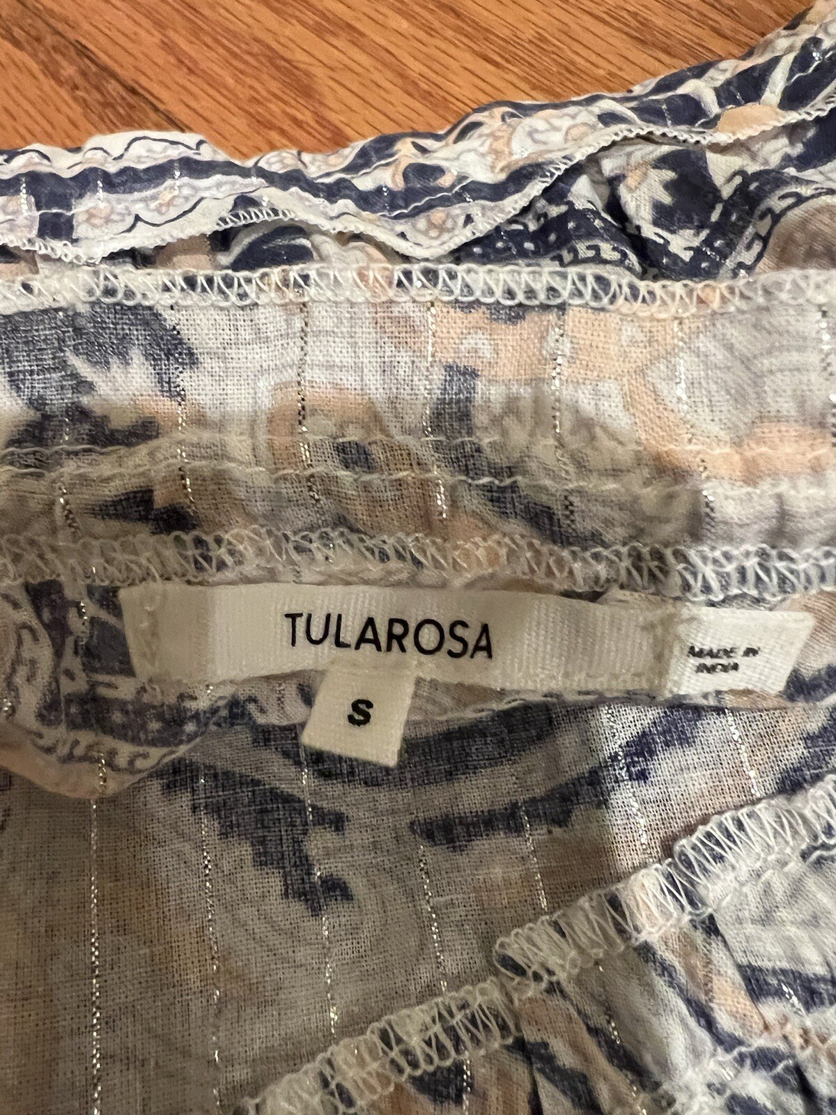 Revolve Tularosa Cecily Pom Pom Halter Maxi Dress S NWT Textile Print
