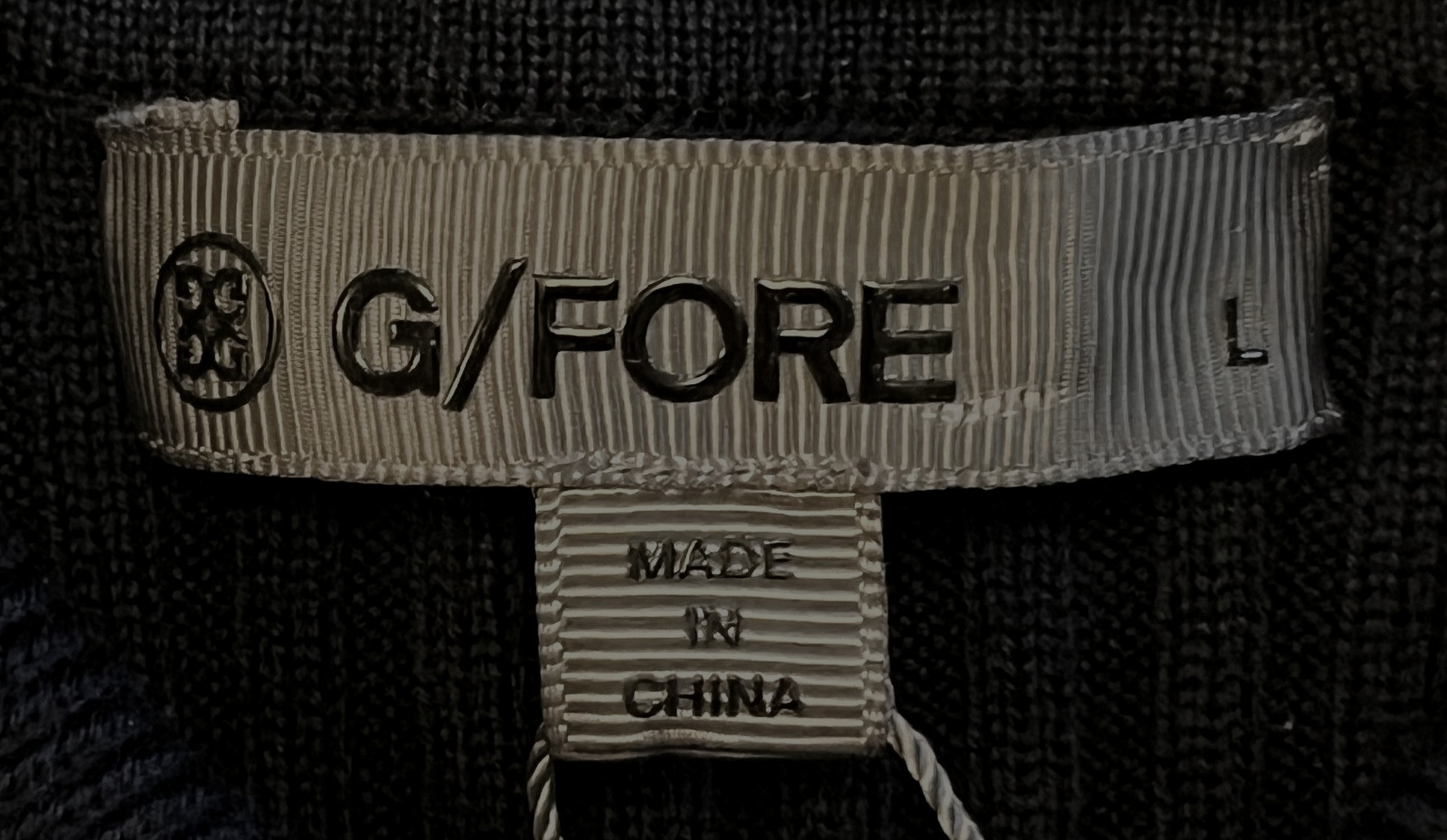 G/FORE Navy Merino Wool Knit Sweater Dress GLD000007 Womens L ($295 Retail) NEW