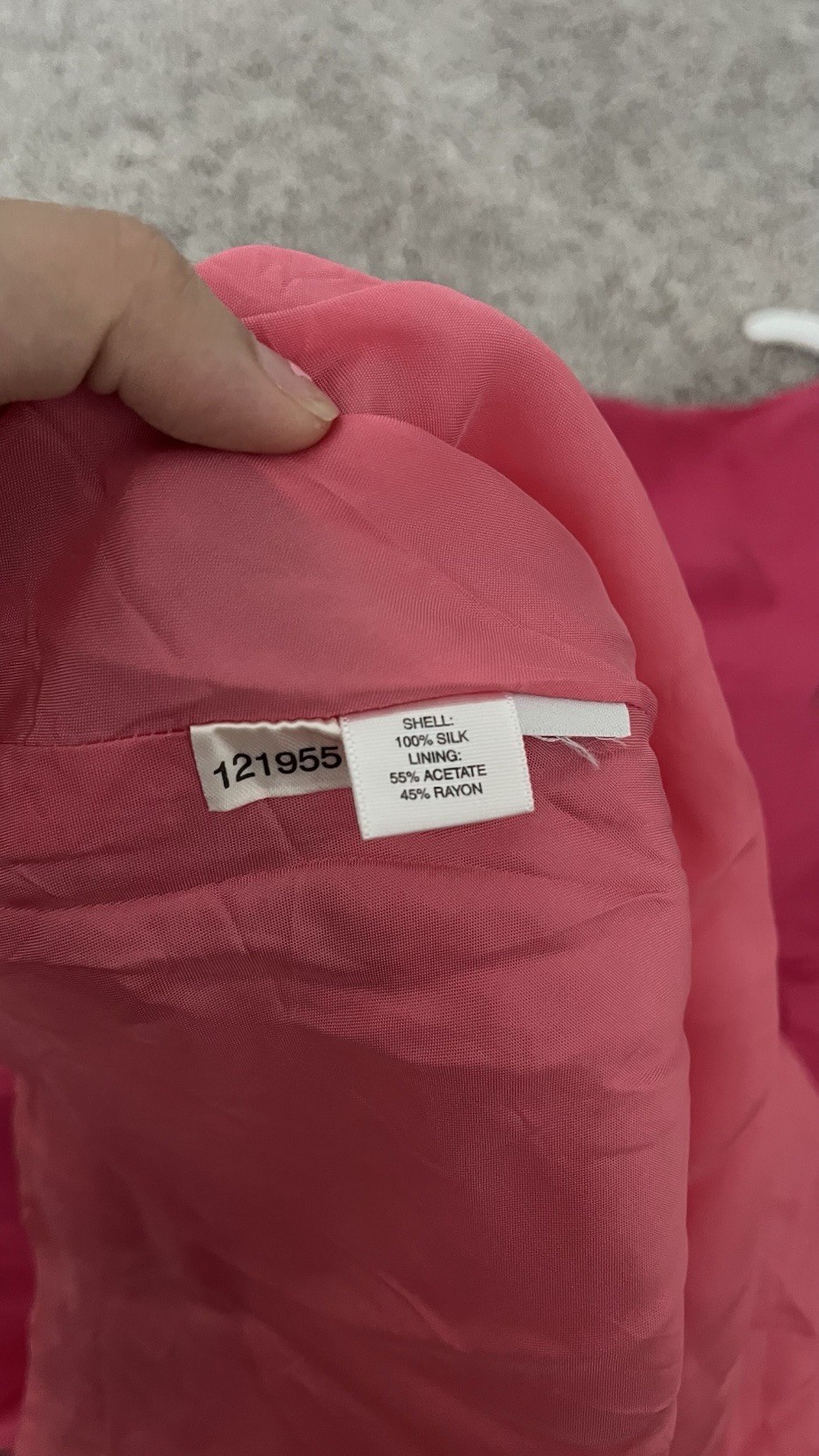 Ann Taylor 10P Pink 100% Silk V-Neck Dress