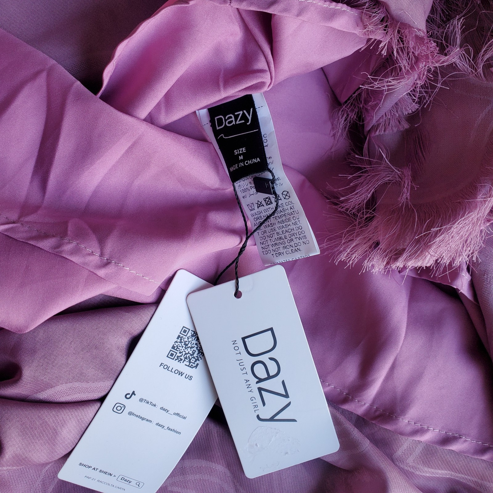 NWT RARE DAZY Pink Sleeveless Eyelash Rayon Maxi Party Dress Size M Fairy Core