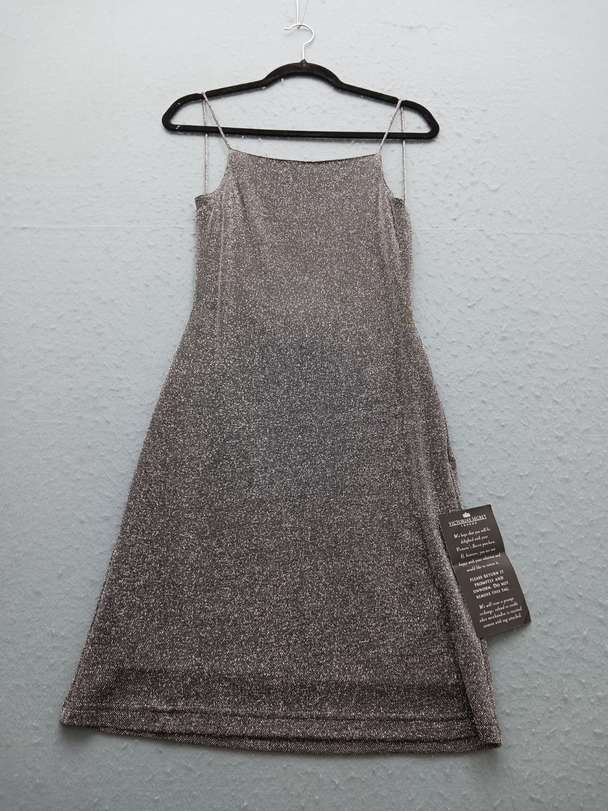 Hugo Boss Women XS Dress Black Metallic Cowl Neck Spaghetti Strap Lined Party