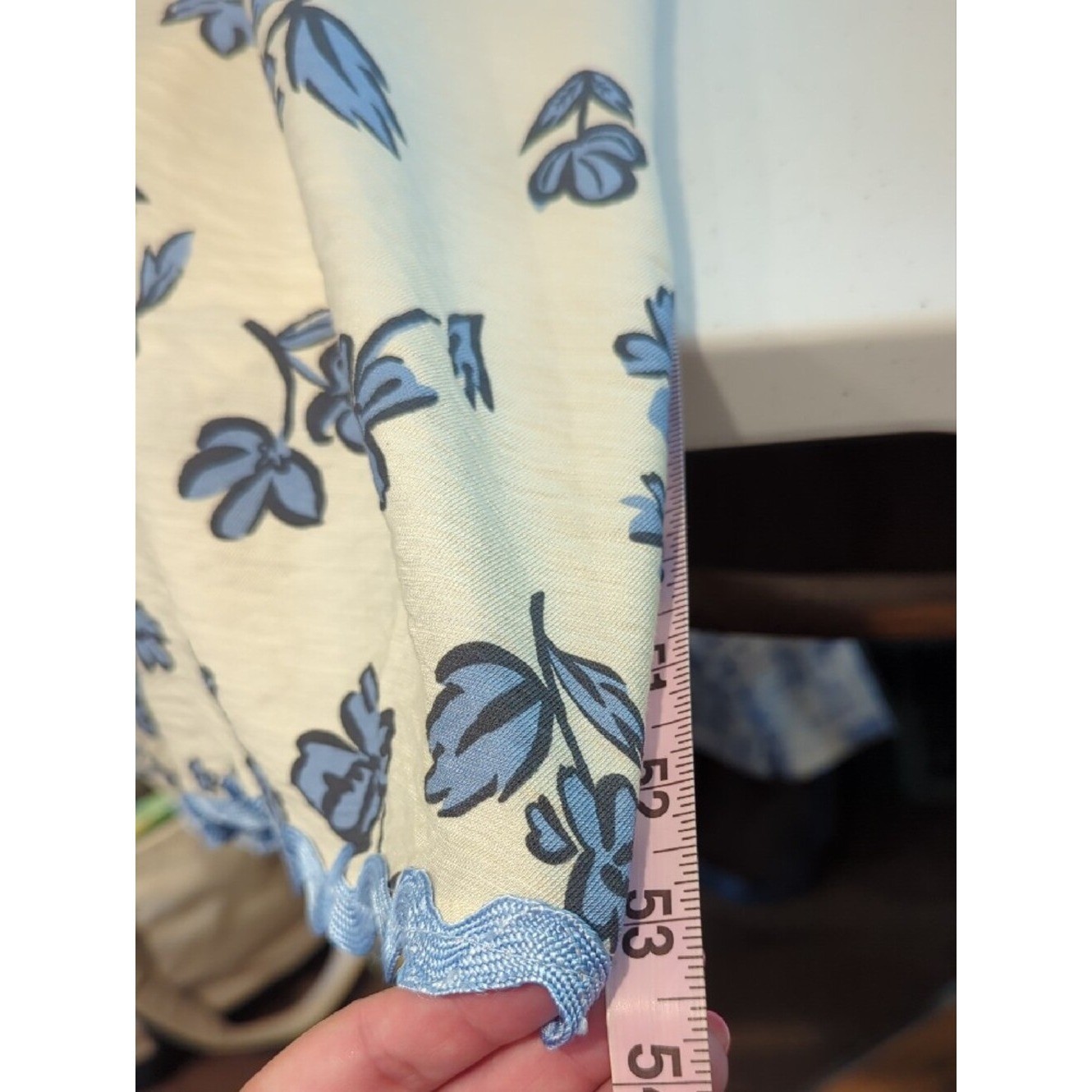 Sofie the Label Fields Of Passion Dress Blue Floral size Medium