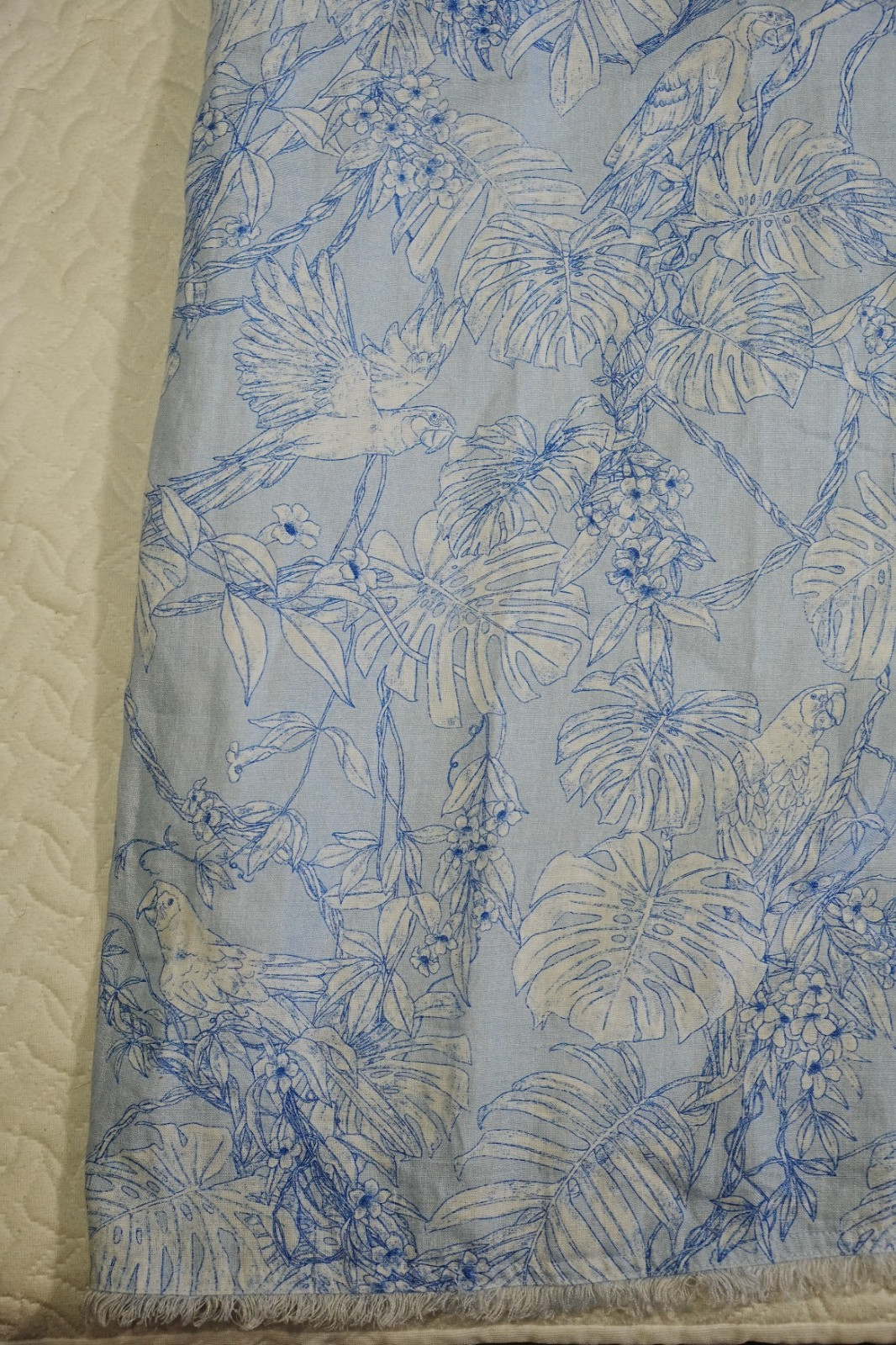 Tommy Bahama Tropical Parrots Linen Dress M Dress