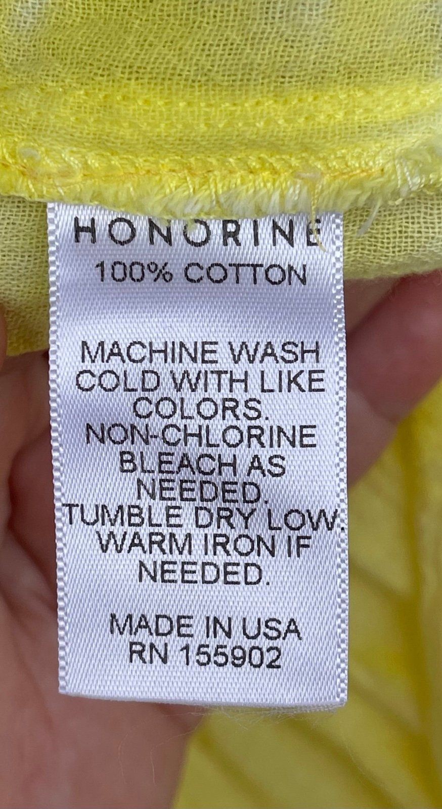 HONORINE Yellow Tie Dye Gauze Tiered Mini Dress XS Sun Dress Beach Bikini Cover