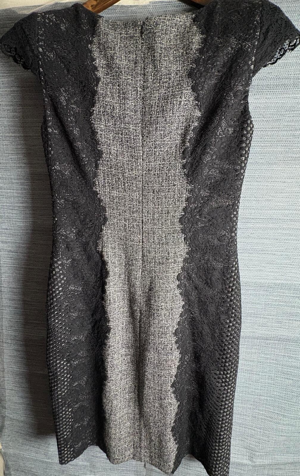 NWOT Betsy Johnson Dress Black & Gray Womens Size 2
