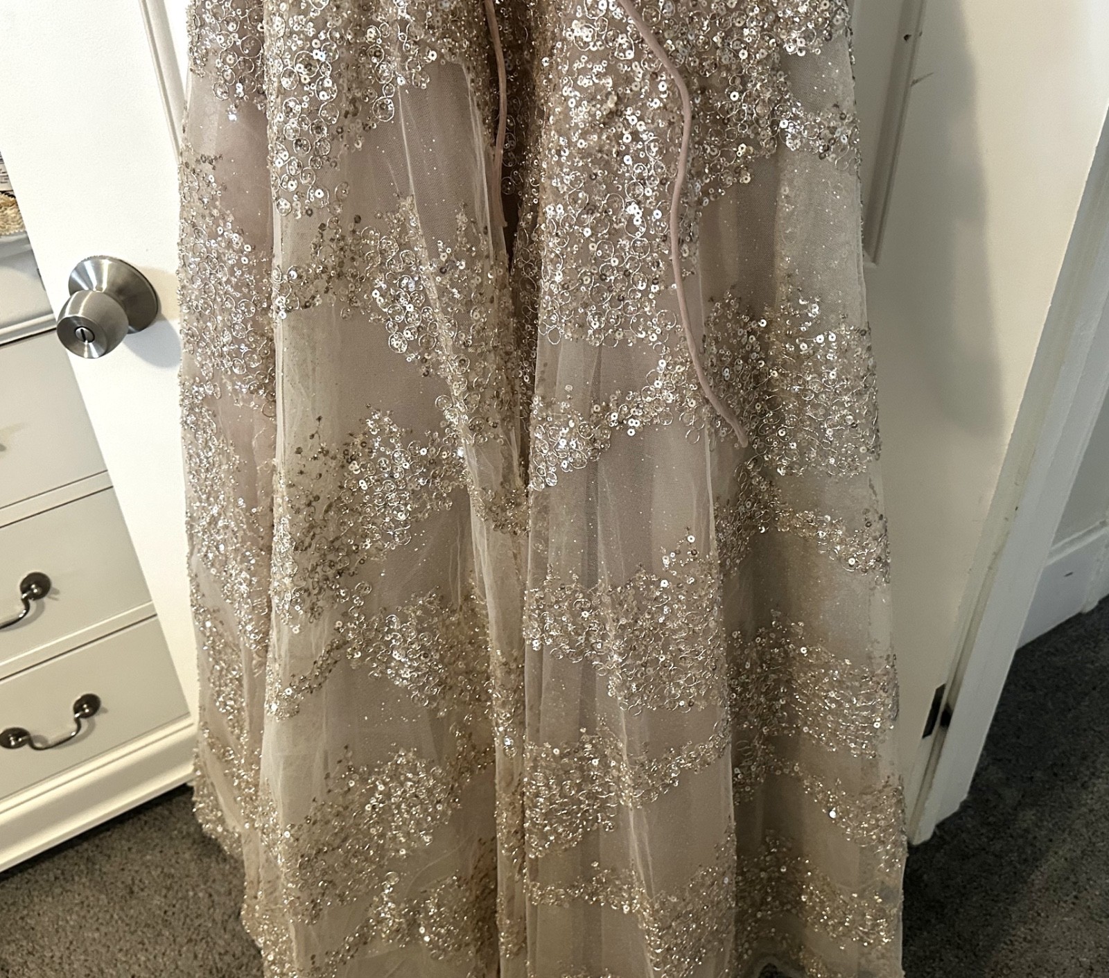 Cat Walk Beaded Formal Gown