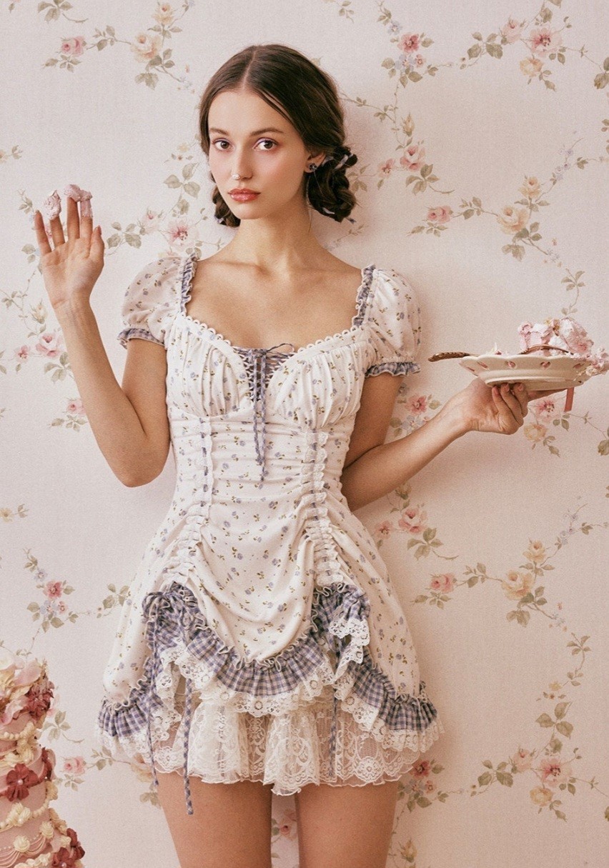 Lace Made Peter Rabbit Dollhouse Dress