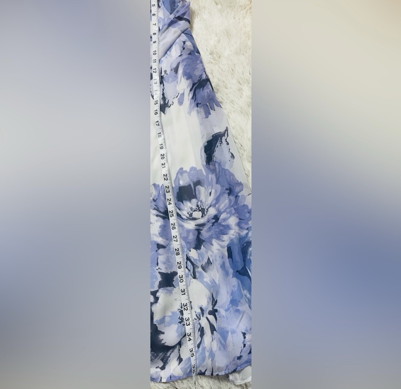 Bonito Vestido Floral Marca Robbie Bee En Color Blanco Y Purple Hecho Para Ti