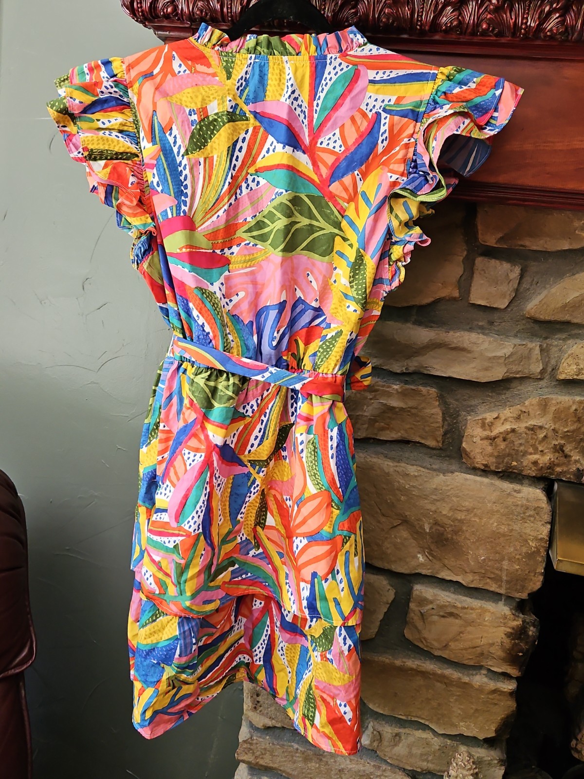 Sugarlips Womens XL New Guinea Marisol Print Dress In Excellent Condition