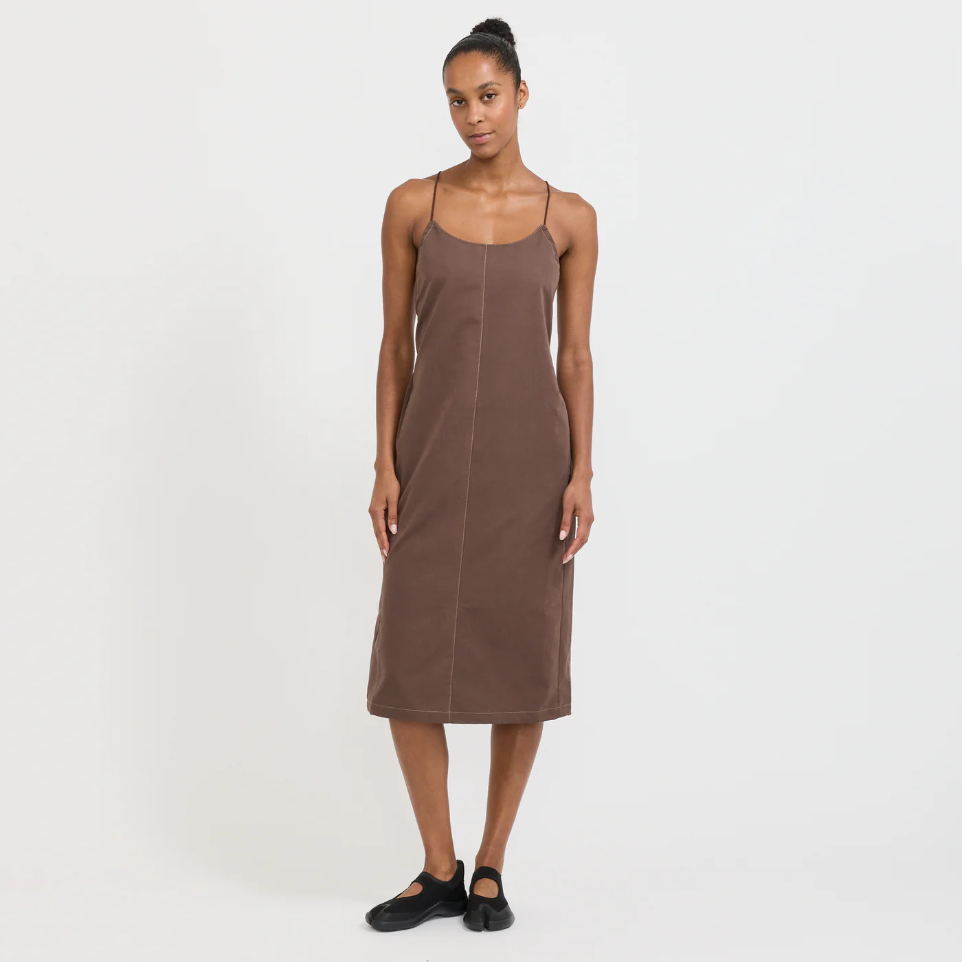 GRAMICCI Milton Dress, Walnut, Size L, New With Tags