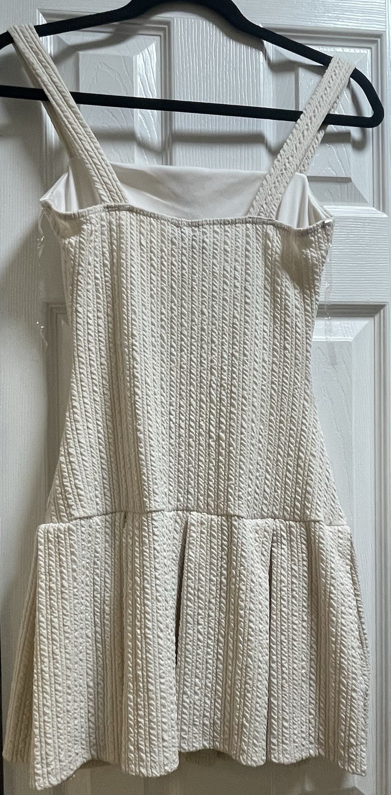 Elevated Button-Down Drop Waist Mini Dress