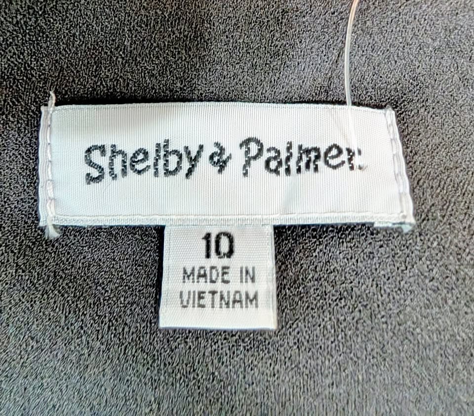 Shelby and Palmer Classy Black Sleeveless Dress – NEW