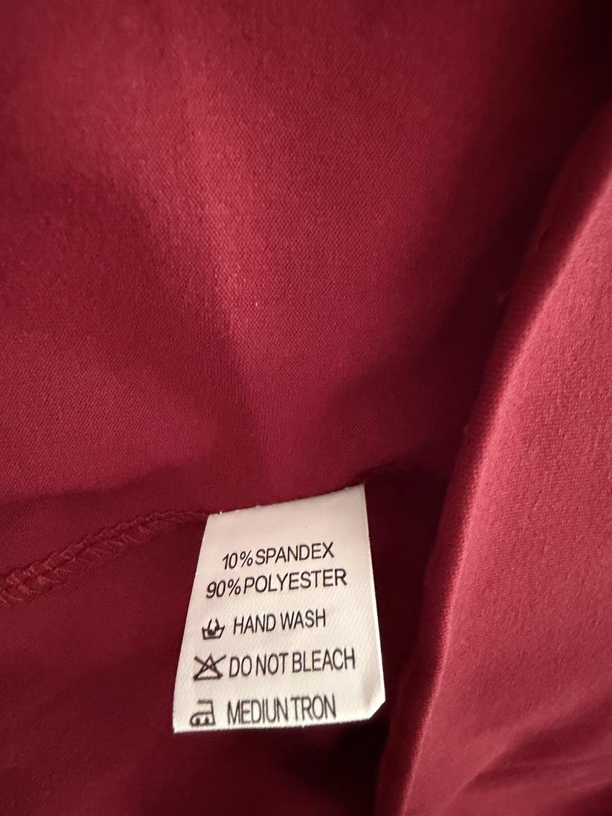 Red Knit Mock Neck Ruched Slit Cap Sleeve Long Maxi Dress Pullover Size M