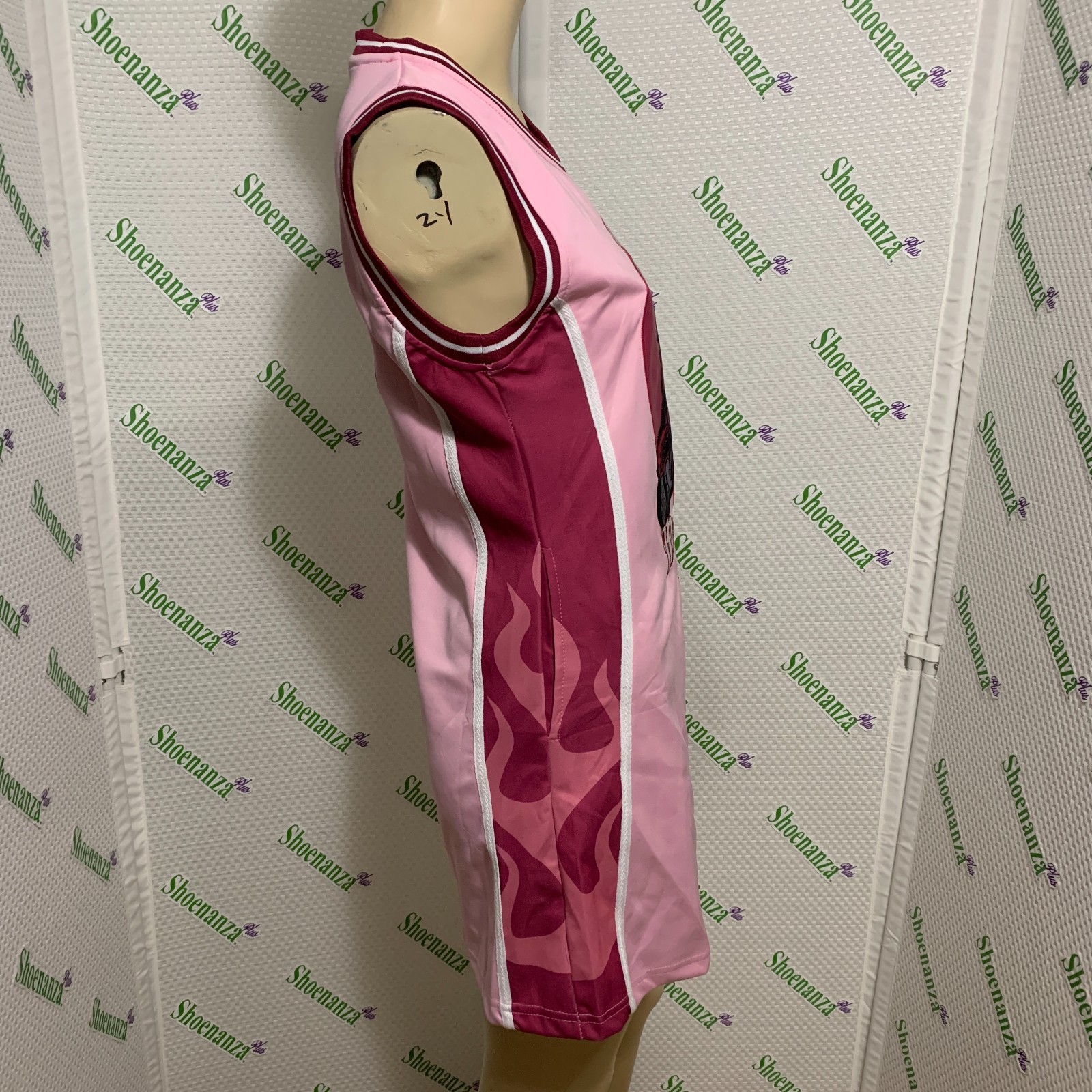 Headgear Classics Basketball Jersey Dress Betty Boop Motorcycle Club Pink L