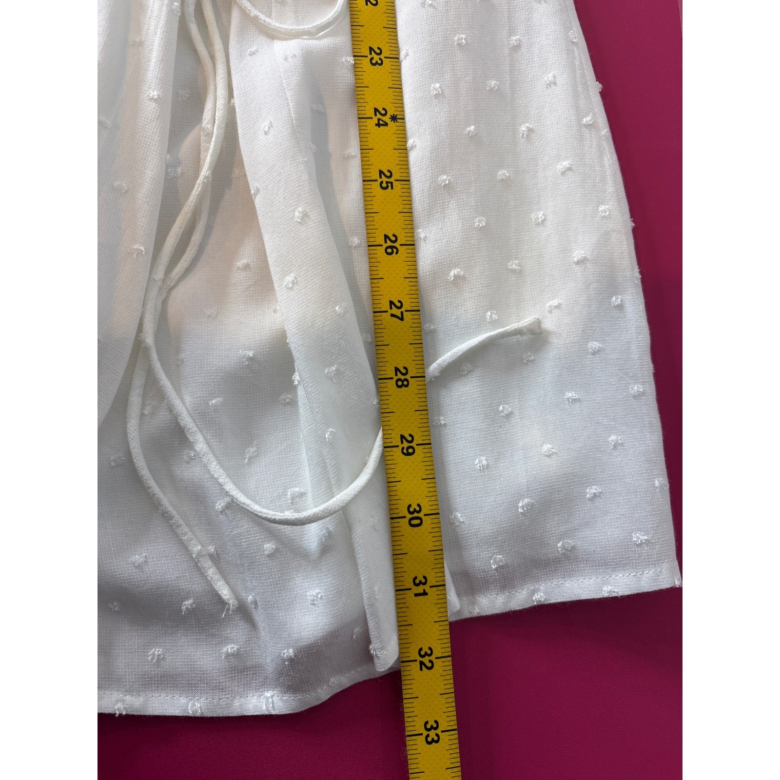 Princess Polly White Swiss Dot Puff Sleeve Corset Dress Size 4 Fairy Coquette