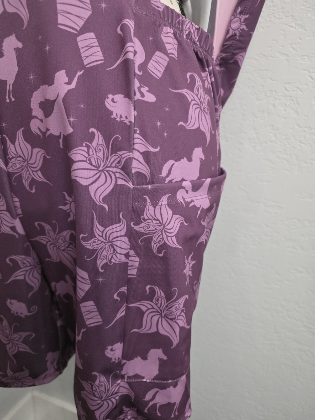 Boxlunch Disney Tangle Rapunzel Active Dress W Shorts Pockets Adjustable Straps