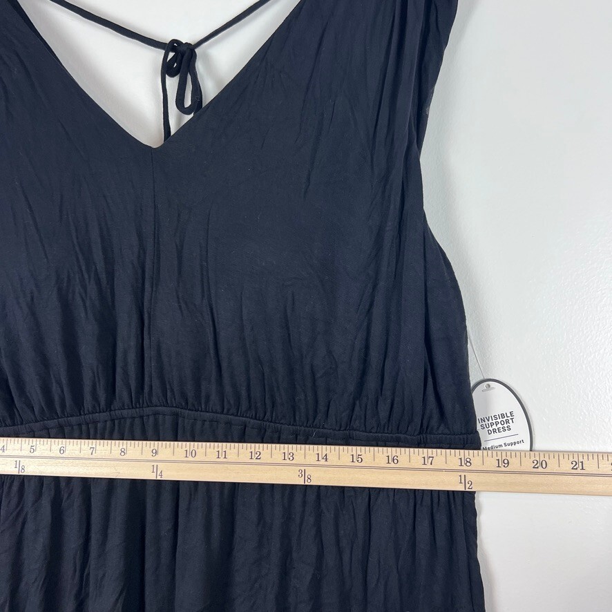 Soma Intimates Black Goddess Bra Dress XL Invisible Support NWT MSRP $79