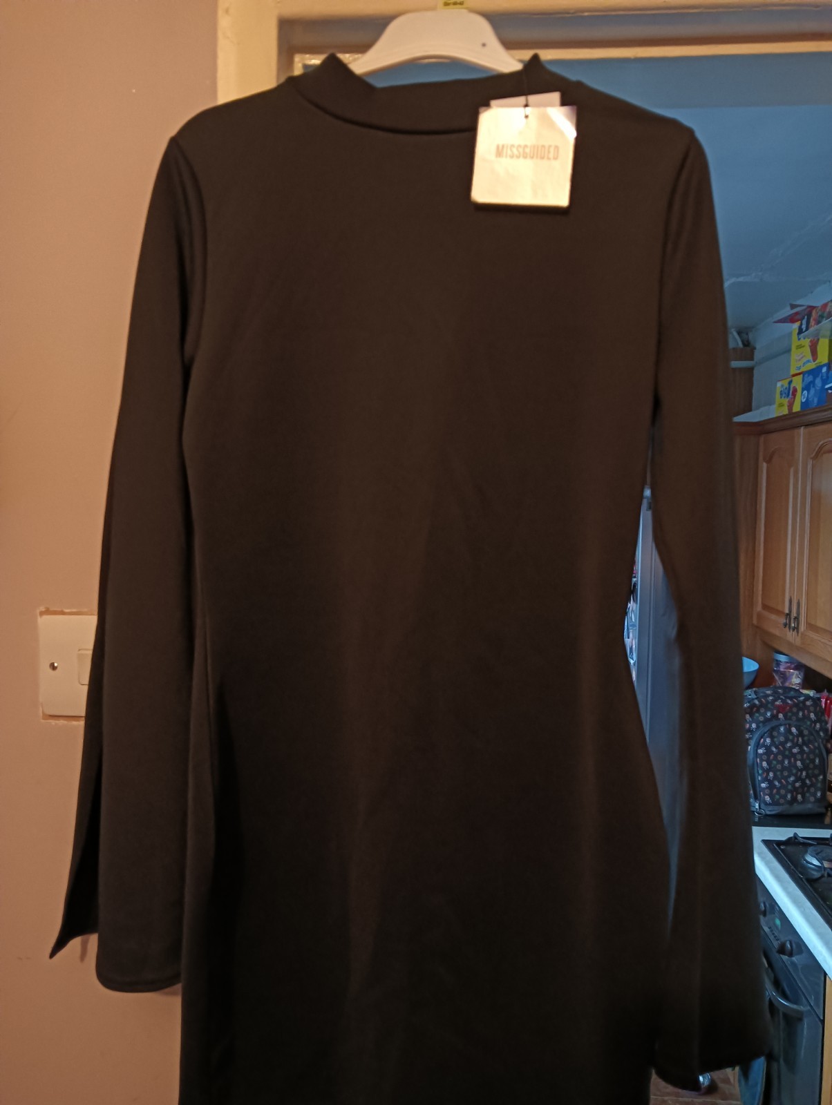 Misguided Long Black Dress
