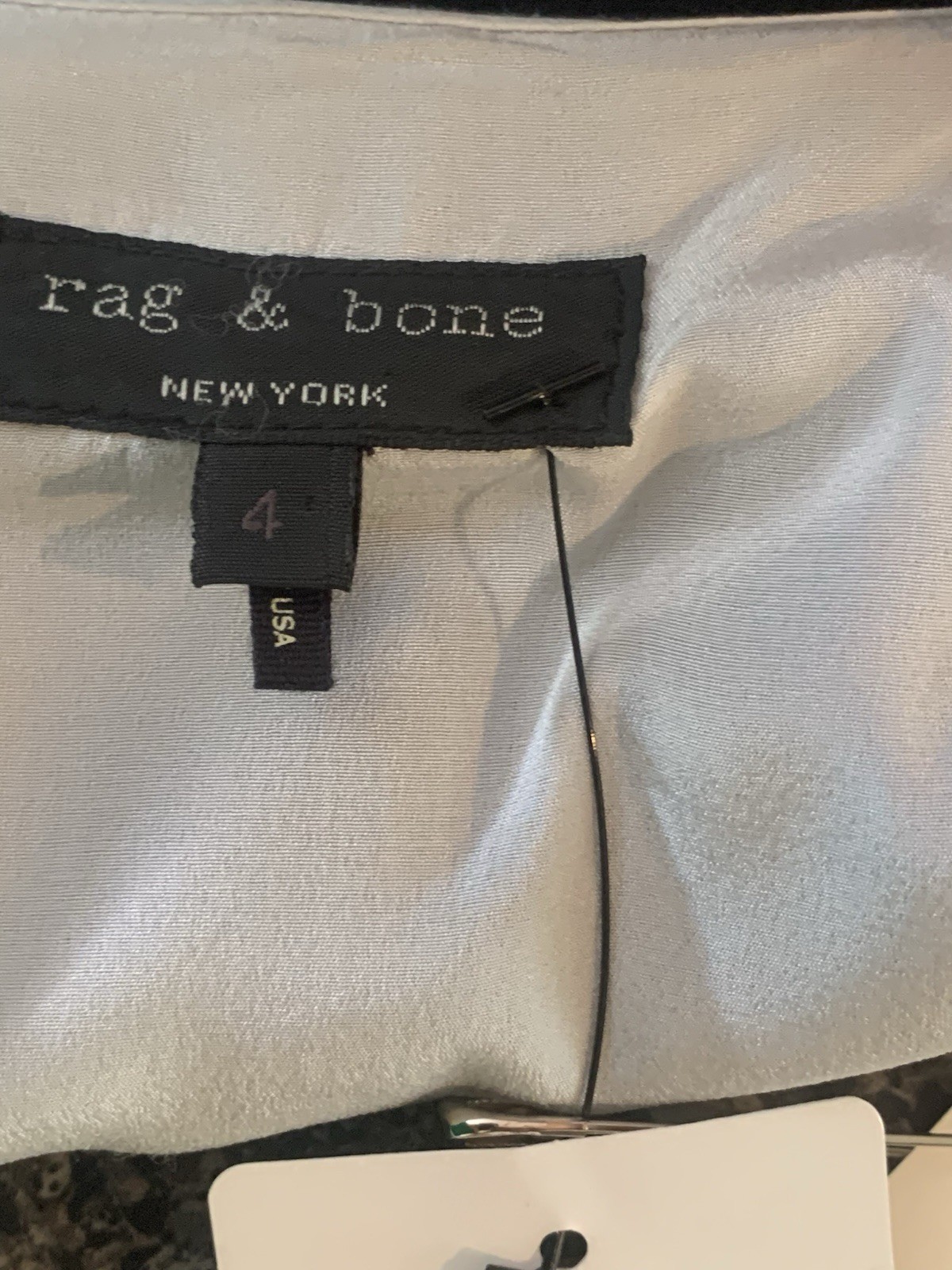 Rag and Bone Black Dress Sz4 classic All Season, All Event, Go To Dress