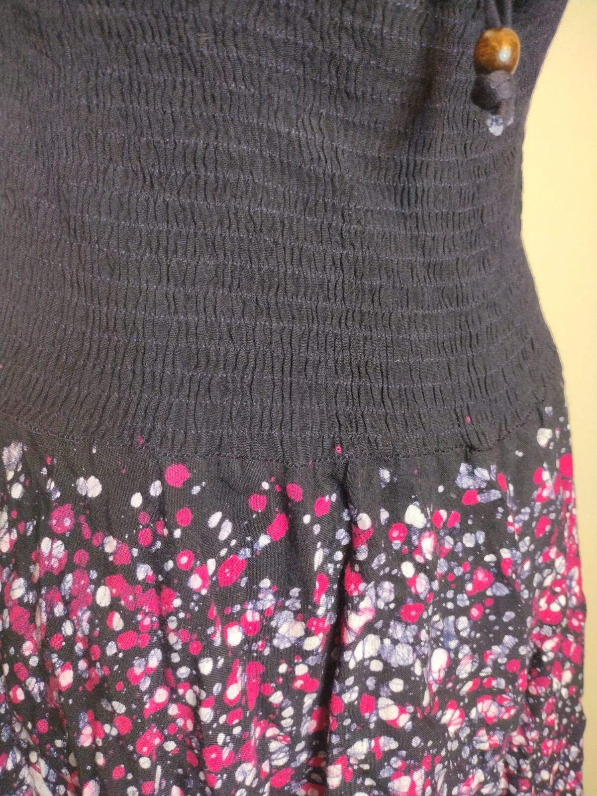 Advance Apparels Halter Dress, Hippie Boho, Handkerchief, Tye Die, Embroidered