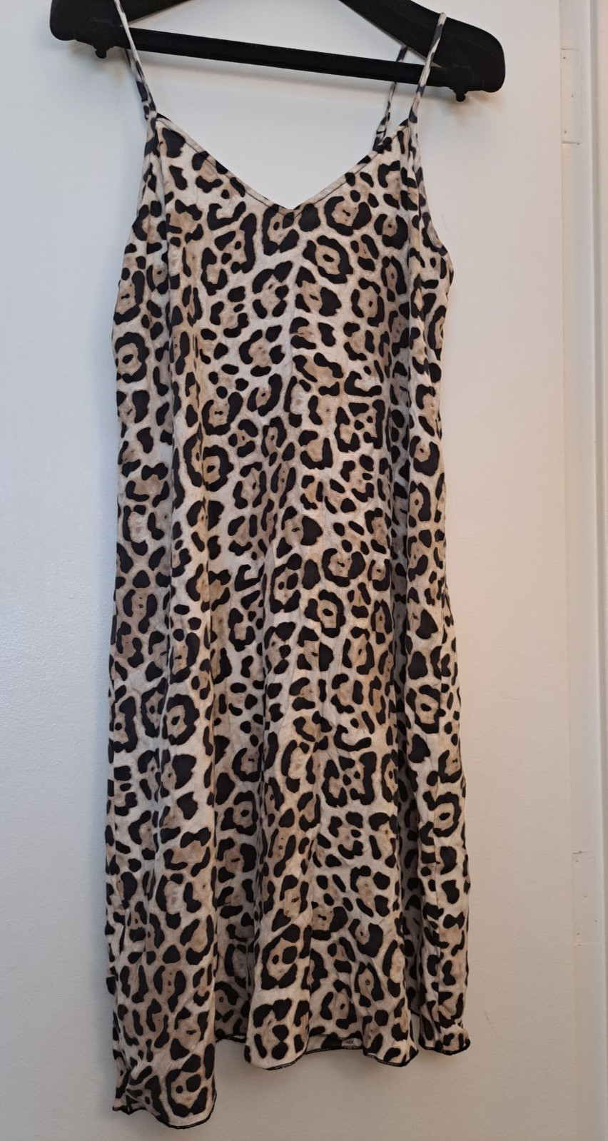 ATM Anthony Thomas Melillo Animal Cheetah Leopard Silk Slip Dress XS