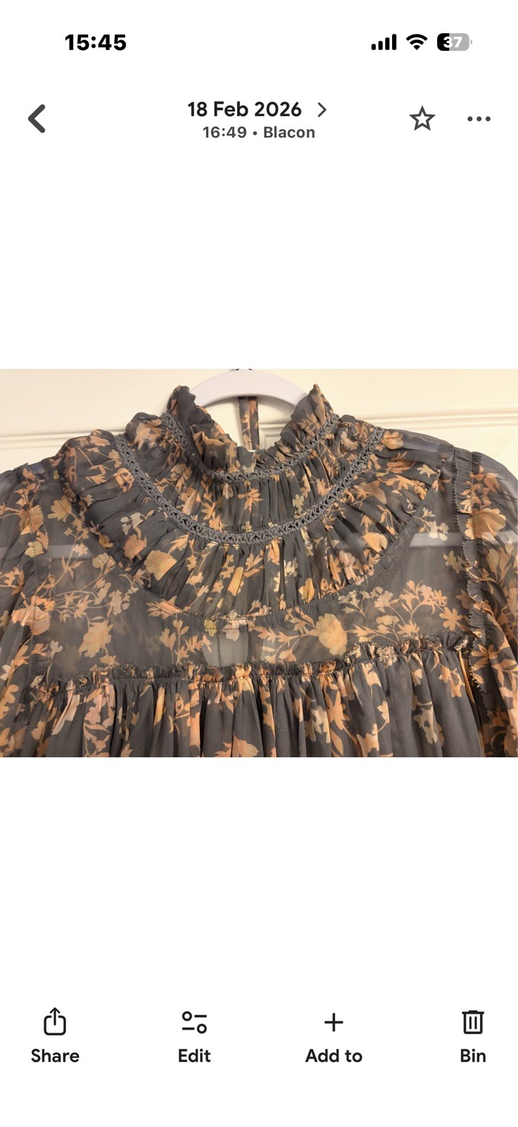 *NEW* – Size S – 8 UK – French Connection Diana Recycled Crinkle Dress – Tunic