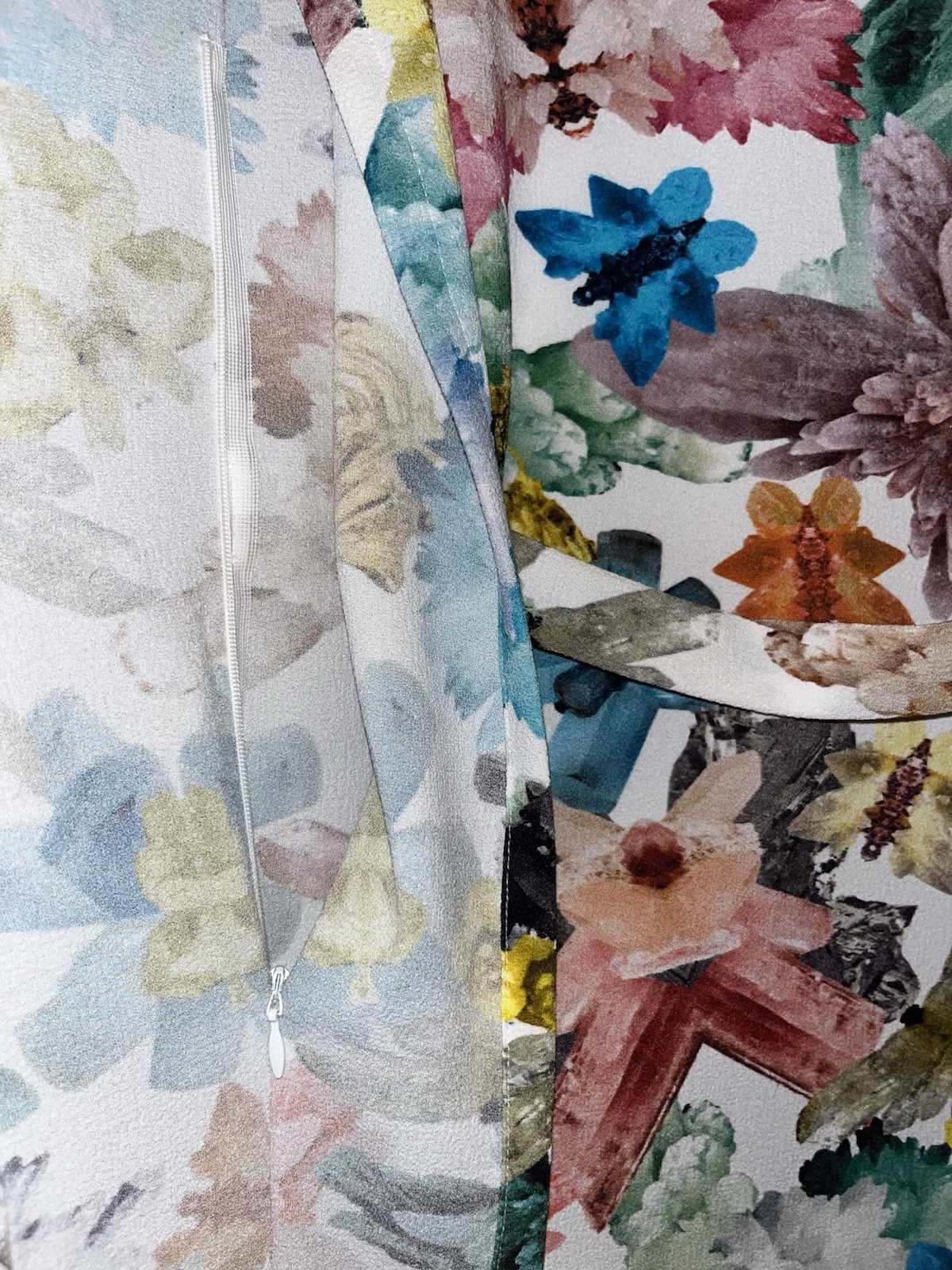 Cacharel Floral Print Multicolored Dress Sz 6