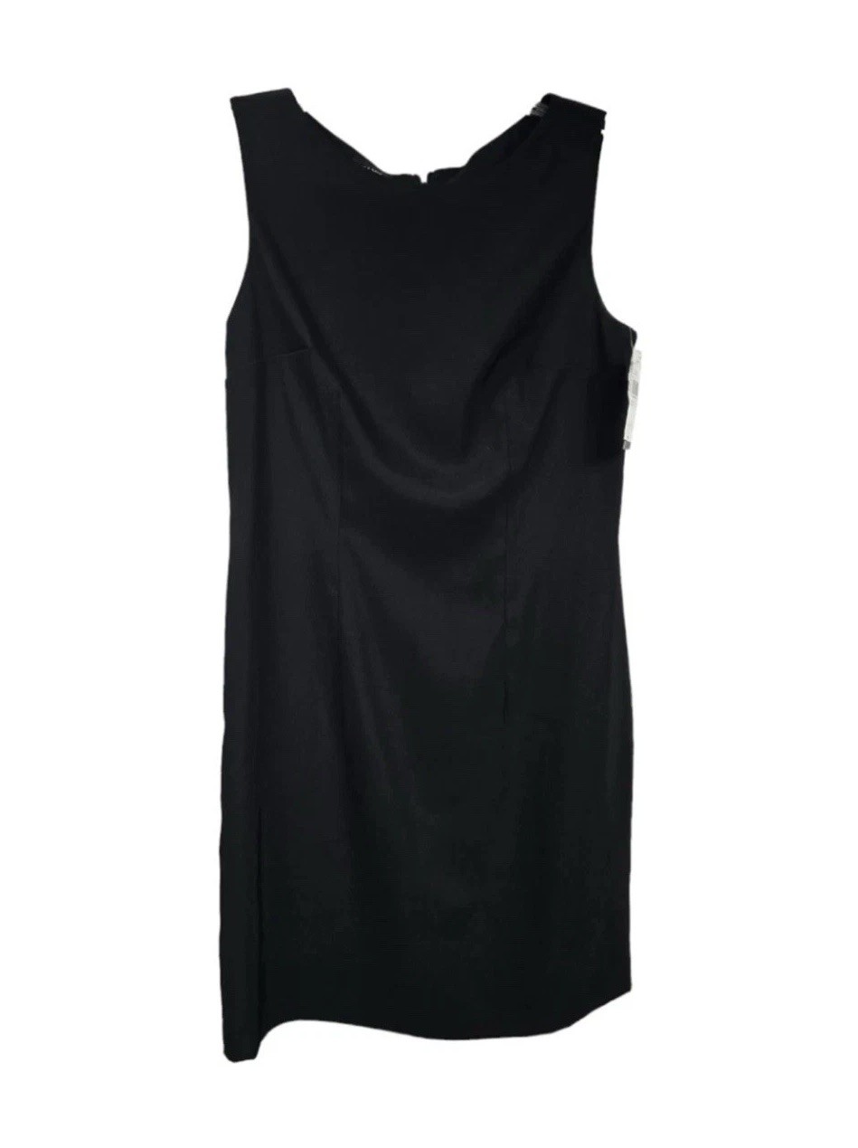 Classic NWT Black Sheath Dress~Women’s Sz 16~Back Zipper~$50 MSRP~Free Shipping!