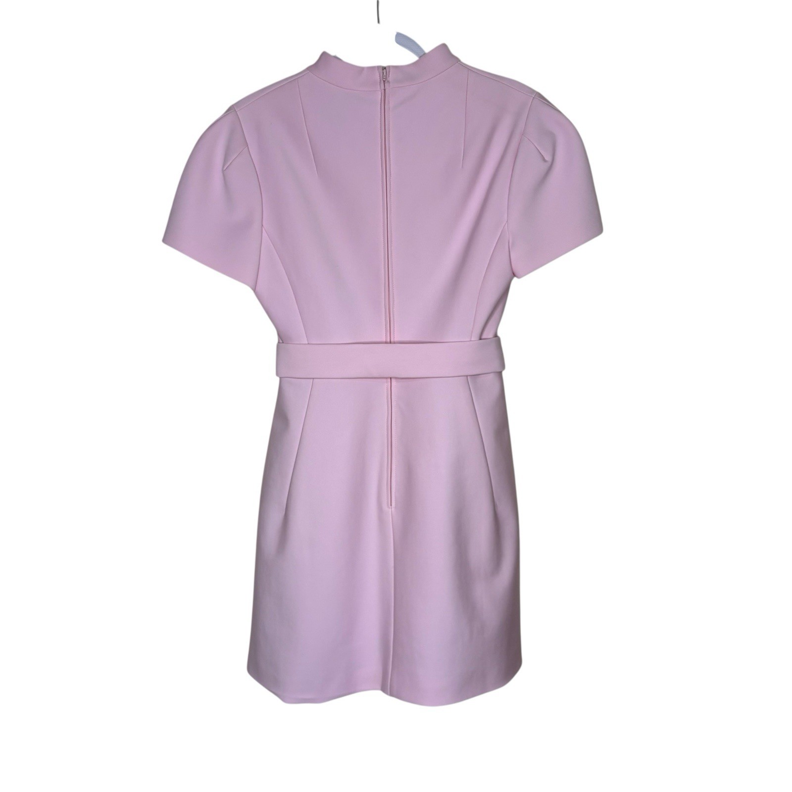 Scanlan Theodore Italian Milano Button Mini Dress Size AU 10 / US 6 Pink