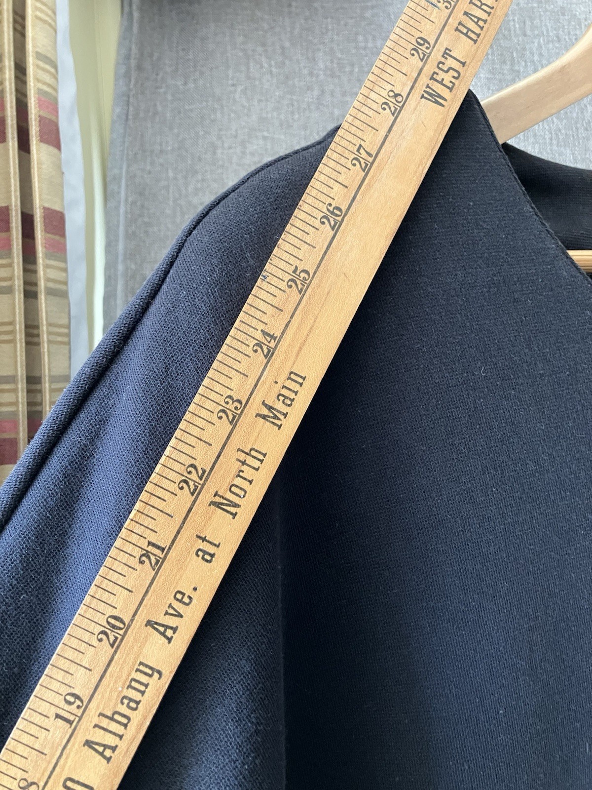 Neimen Marcus 100% Cotton Black Dress with Gold Star Buttons XL Back Zip,Classic