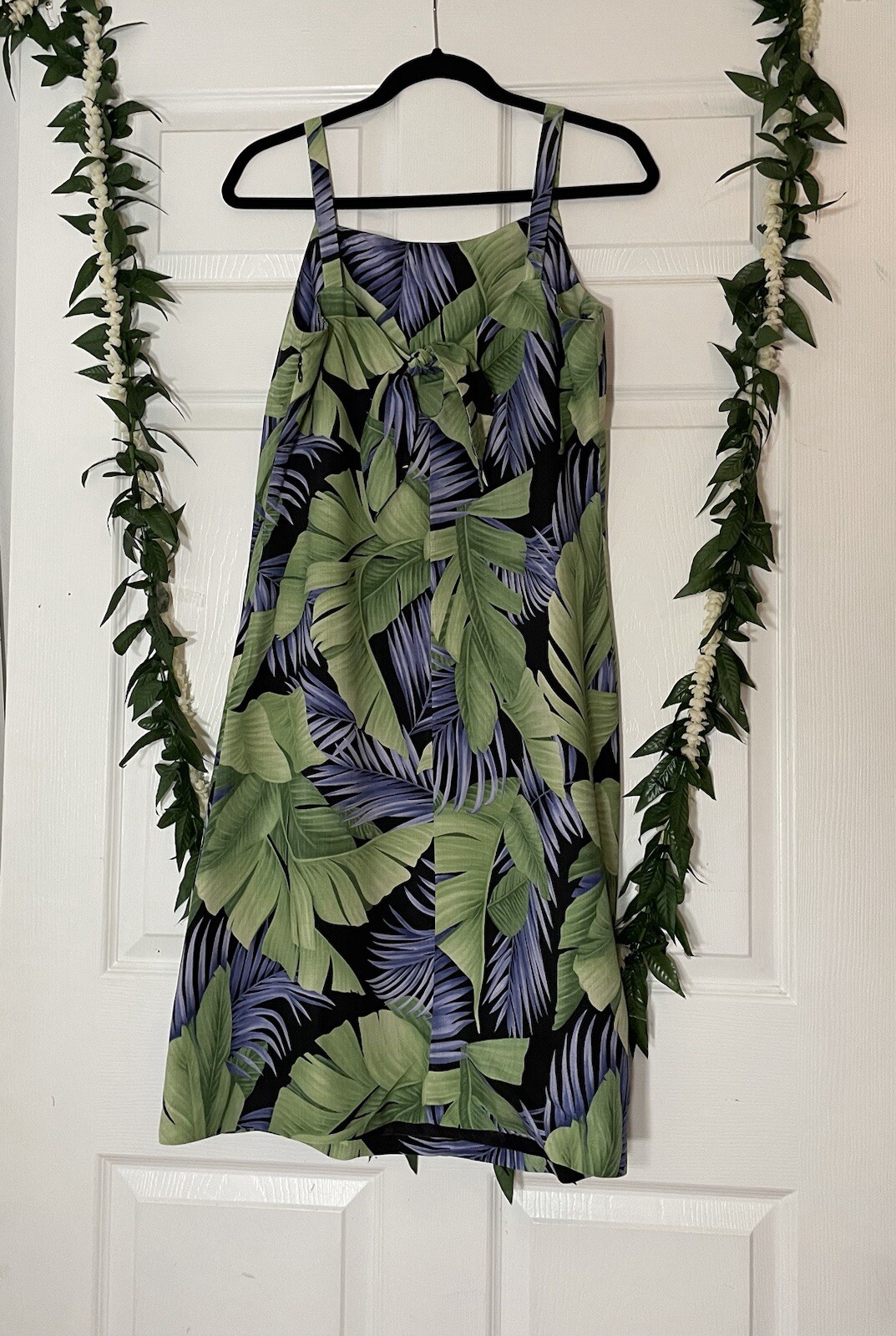 Women’s Tommy Bahama Tropical Leave Peek-a-Boo Back Dress Size 8
