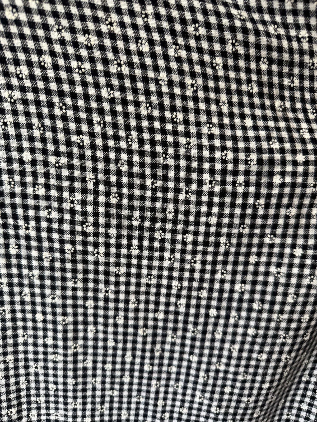 Next Gingham Floral Mini Wrap Dress UK 8 Linen-Viscose