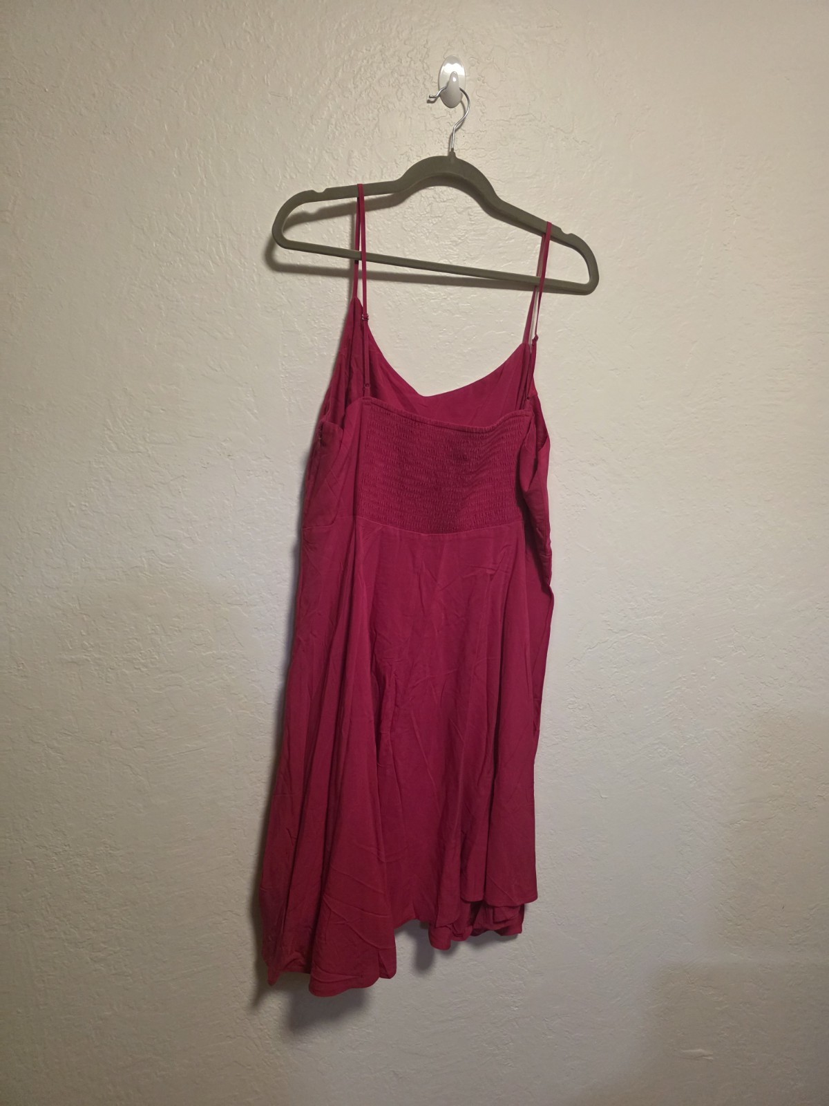 Old Navy Smocked Back Spaghetti Strap Fit & Flare Mini Dress Sz XXL NWT