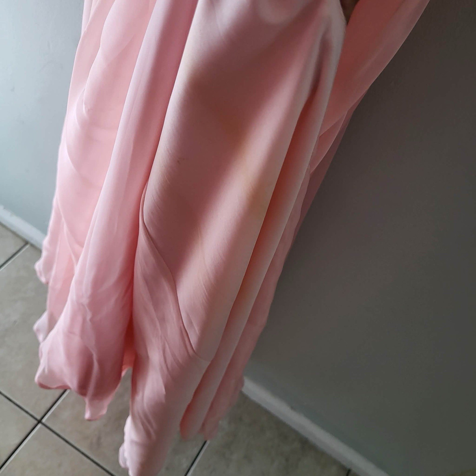 Party Time Formal Prom dress Plush Pink Beaded Bodice Size 0